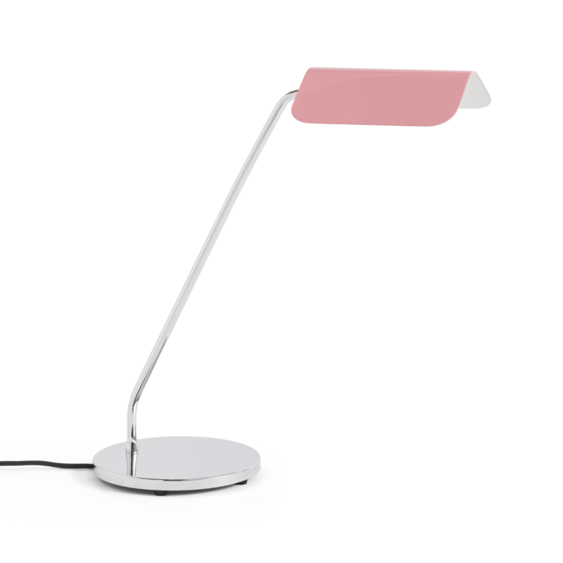 Lámpara Apex de diseño en color rosa