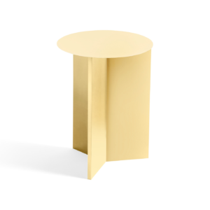 Slit Table de diseño en color amarillo