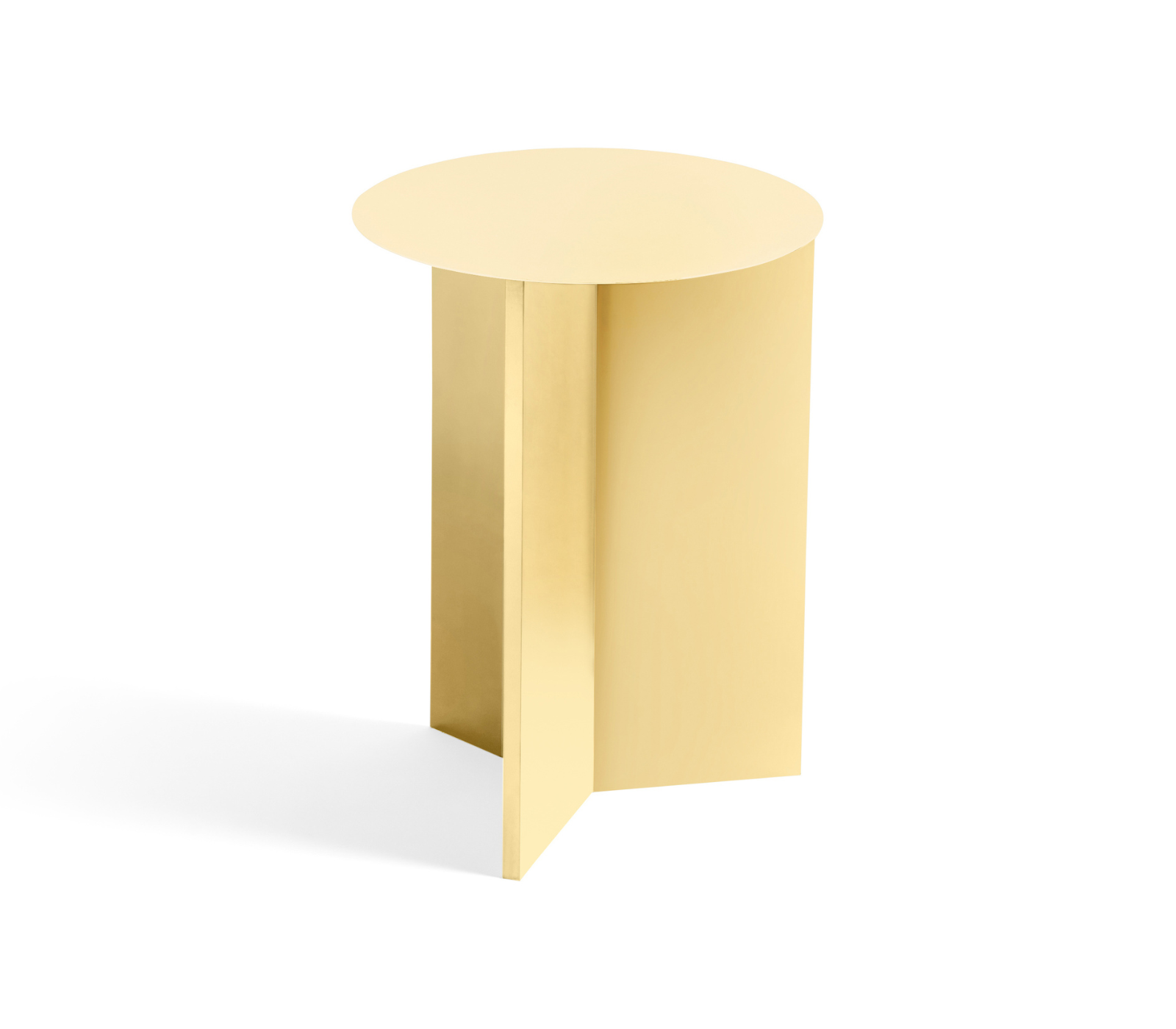 Slit Table amarilla de diseño Slit Table de diseño en color amarillo